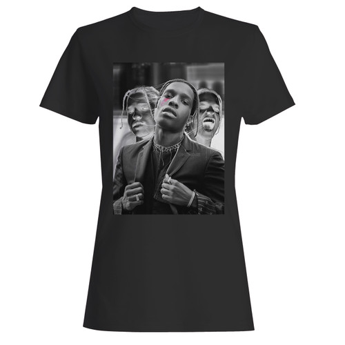 These are asap rocky stylized photo women t shirt that are cute tied to the side or paired with a cardigan or jacket for a more styled look. So comfy and classic, they are sure to make your vacation extra magical.