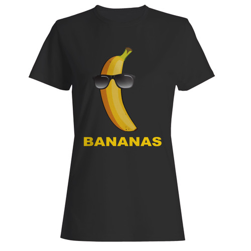 These are bananas with sunglasses women t shirt that are cute tied to the side or paired with a cardigan or jacket for a more styled look. So comfy and classic, they are sure to make your vacation extra magical.
