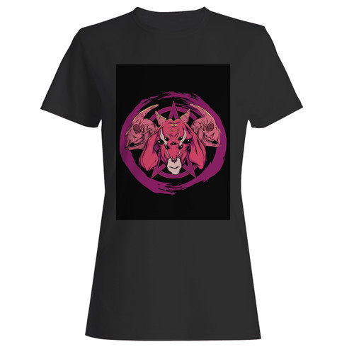 These are baphomet goat head skulls women t shirt that are cute tied to the side or paired with a cardigan or jacket for a more styled look. So comfy and classic, they are sure to make your vacation extra magical.