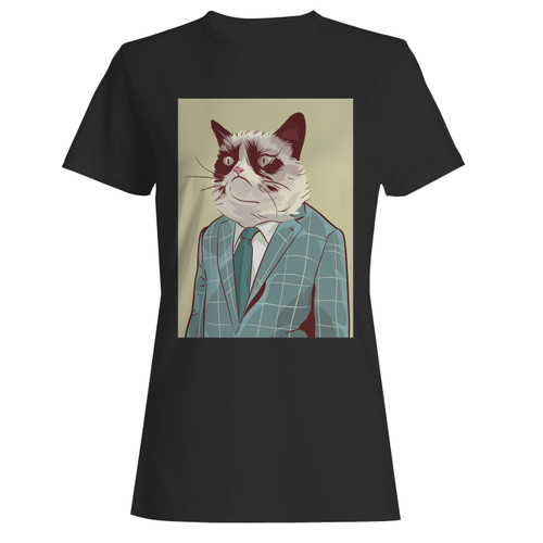 These are business grumpy cat women t shirt that are cute tied to the side or paired with a cardigan or jacket for a more styled look. So comfy and classic, they are sure to make your vacation extra magical.