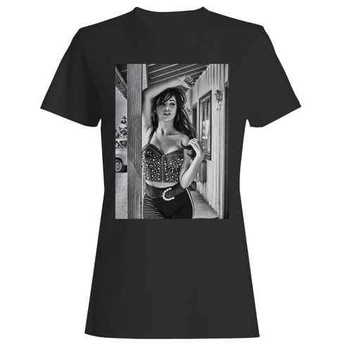 These are camila cabello sexy pose women t shirt that are cute tied to the side or paired with a cardigan or jacket for a more styled look. So comfy and classic, they are sure to make your vacation extra magical.