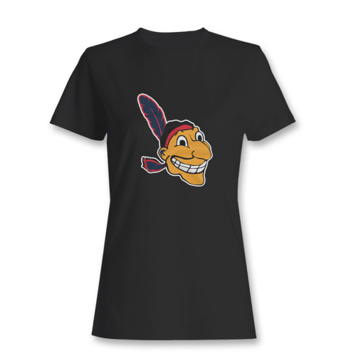 These are chief wahoo women t shirt that are cute tied to the side or paired with a cardigan or jacket for a more styled look. So comfy and classic, they are sure to make your vacation extra magical.