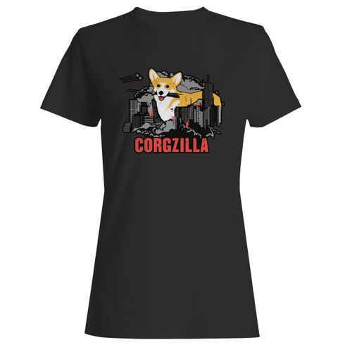 These are corgzilla women t shirt that are cute tied to the side or paired with a cardigan or jacket for a more styled look. So comfy and classic, they are sure to make your vacation extra magical.
