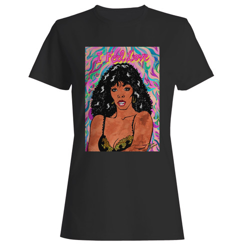 These are disco donna summer i feel love women t shirt that are cute tied to the side or paired with a cardigan or jacket for a more styled look. So comfy and classic, they are sure to make your vacation extra magical.