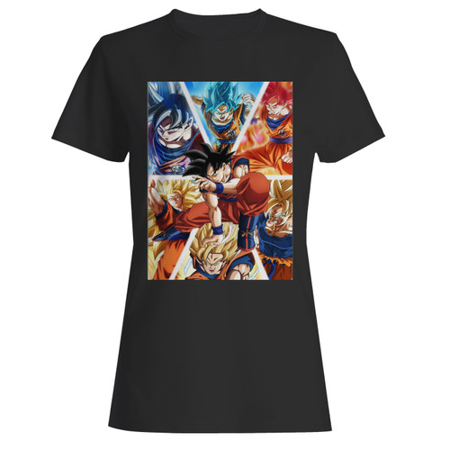 These are dragon ball z super goku women t shirt that are cute tied to the side or paired with a cardigan or jacket for a more styled look. So comfy and classic, they are sure to make your vacation extra magical.