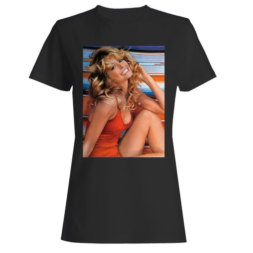 These are farrah fawcett sexy women t shirt that are cute tied to the side or paired with a cardigan or jacket for a more styled look. So comfy and classic, they are sure to make your vacation extra magical.