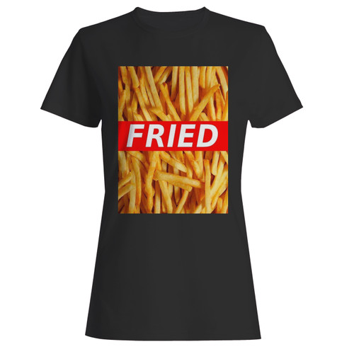 These are french fries fritten pommes fried women t shirt that are cute tied to the side or paired with a cardigan or jacket for a more styled look. So comfy and classic, they are sure to make your vacation extra magical.