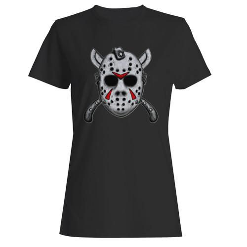 These are friday the thirteenth jason mask women t shirt that are cute tied to the side or paired with a cardigan or jacket for a more styled look. So comfy and classic, they are sure to make your vacation extra magical.