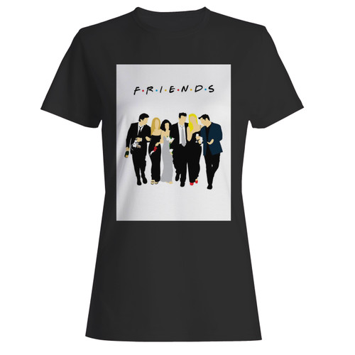 These are friends monica and chandlers wedding women t shirt that are cute tied to the side or paired with a cardigan or jacket for a more styled look. So comfy and classic, they are sure to make your vacation extra magical.