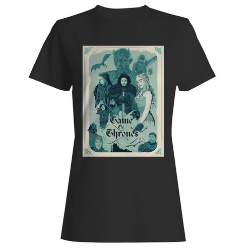 These are game of thrones all characters 3 women t shirt that are cute tied to the side or paired with a cardigan or jacket for a more styled look. So comfy and classic, they are sure to make your vacation extra magical.