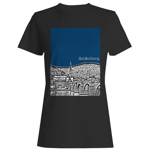 These are heidelberg germany city skyline women t shirt that are cute tied to the side or paired with a cardigan or jacket for a more styled look. So comfy and classic, they are sure to make your vacation extra magical.