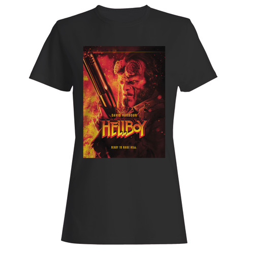 These are hellboy david harbour women t shirt that are cute tied to the side or paired with a cardigan or jacket for a more styled look. So comfy and classic, they are sure to make your vacation extra magical.