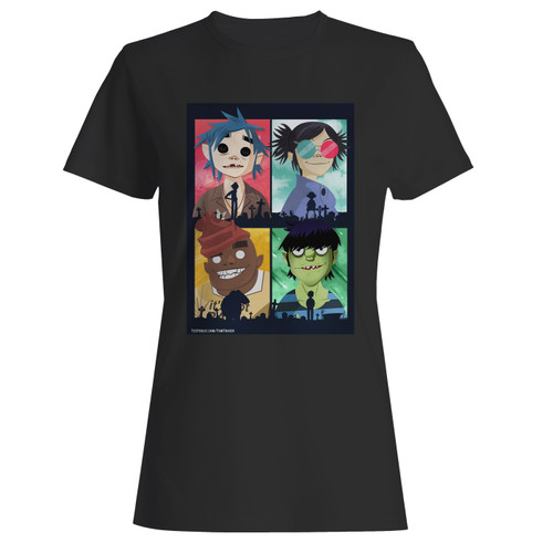These are humanz gorillaz women t shirt that are cute tied to the side or paired with a cardigan or jacket for a more styled look. So comfy and classic, they are sure to make your vacation extra magical.