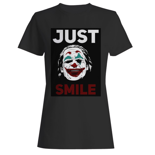 These are joker movie just smile women t shirt that are cute tied to the side or paired with a cardigan or jacket for a more styled look. So comfy and classic, they are sure to make your vacation extra magical.