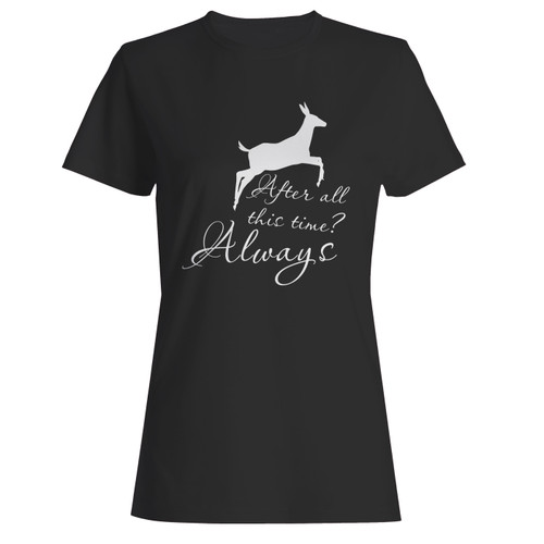 These are after all this time always little patronus doe women t shirt that are cute tied to the side or paired with a cardigan or jacket for a more styled look. So comfy and classic, they are sure to make your vacation extra magical.
