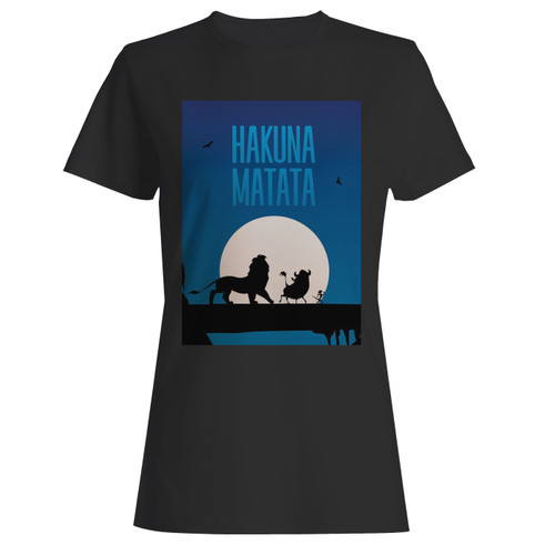 These are lion king hakuna matata women t shirt that are cute tied to the side or paired with a cardigan or jacket for a more styled look. So comfy and classic, they are sure to make your vacation extra magical.