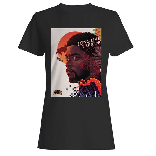 These are long live the king black panther women t shirt that are cute tied to the side or paired with a cardigan or jacket for a more styled look. So comfy and classic, they are sure to make your vacation extra magical.