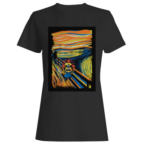 These are minions van gogh women t shirt that are cute tied to the side or paired with a cardigan or jacket for a more styled look. So comfy and classic, they are sure to make your vacation extra magical.