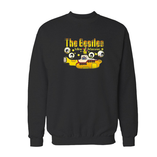 Your amplified beatles yellow submarine crewneck sweatshirt just got an update. This super comfortable and lighter weight crewneck will become your favorite go-to sweatshirt. The cozy spandex cuffs and waistband make this pill-resistant sweatshirt a fan favorite.And your group will look and feel their best in this premium ringspun cotton crew.