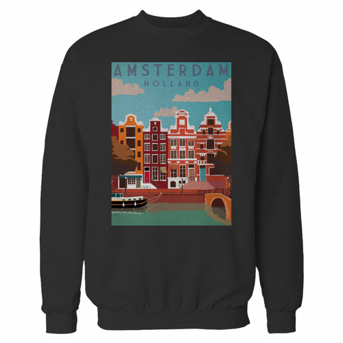 Your amsterdam classic retro vintage crewneck sweatshirt just got an update. This super comfortable and lighter weight crewneck will become your favorite go-to sweatshirt. The cozy spandex cuffs and waistband make this pill-resistant sweatshirt a fan favorite.And your group will look and feel their best in this premium ringspun cotton crew.