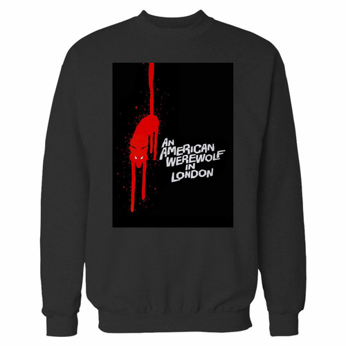 Your an american werewolf in london horror movie crewneck sweatshirt just got an update. This super comfortable and lighter weight crewneck will become your favorite go-to sweatshirt. The cozy spandex cuffs and waistband make this pill-resistant sweatshirt a fan favorite.And your group will look and feel their best in this premium ringspun cotton crew.