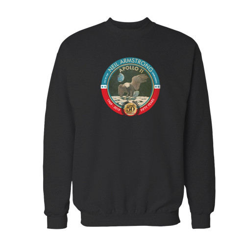 Your apollo 11 neil armstrong moon landing 50th crewneck sweatshirt just got an update. This super comfortable and lighter weight crewneck will become your favorite go-to sweatshirt. The cozy spandex cuffs and waistband make this pill-resistant sweatshirt a fan favorite.And your group will look and feel their best in this premium ringspun cotton crew. Your apollo 11 neil armstrong moon landing 50th crewneck sweatshirt just got an update. This super comfortable and lighter weight crewneck will become your favorite go-to sweatshirt. The cozy spandex cuffs and waistband make this pill-resistant sweatshirt a fan favorite.And your group will look and feel their best in this premium ringspun cotton crew.