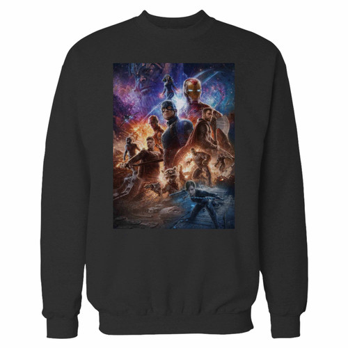 Your avengers endgame super hero crewneck sweatshirt just got an update. This super comfortable and lighter weight crewneck will become your favorite go-to sweatshirt. The cozy spandex cuffs and waistband make this pill-resistant sweatshirt a fan favorite.And your group will look and feel their best in this premium ringspun cotton crew.
