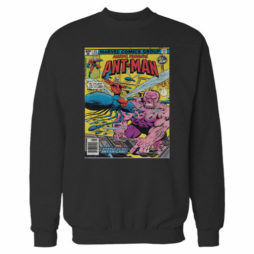 Your avenger scott lang aka ant man crewneck sweatshirt just got an update. This super comfortable and lighter weight crewneck will become your favorite go-to sweatshirt. The cozy spandex cuffs and waistband make this pill-resistant sweatshirt a fan favorite.And your group will look and feel their best in this premium ringspun cotton crew.