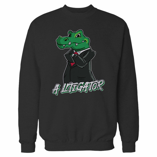 Your a litigator funny lawyer crewneck sweatshirt just got an update. This super comfortable and lighter weight crewneck will become your favorite go-to sweatshirt. The cozy spandex cuffs and waistband make this pill-resistant sweatshirt a fan favorite.And your group will look and feel their best in this premium ringspun cotton crew.