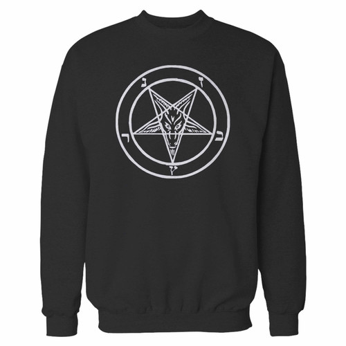 Your baphomet sigil crewneck sweatshirt just got an update. This super comfortable and lighter weight crewneck will become your favorite go-to sweatshirt. The cozy spandex cuffs and waistband make this pill-resistant sweatshirt a fan favorite.And your group will look and feel their best in this premium ringspun cotton crew.