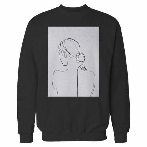 Your black line woman art crewneck sweatshirt just got an update. This super comfortable and lighter weight crewneck will become your favorite go-to sweatshirt. The cozy spandex cuffs and waistband make this pill-resistant sweatshirt a fan favorite.And your group will look and feel their best in this premium ringspun cotton crew.