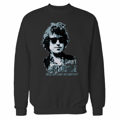 Your bob dylan dont criticise crewneck sweatshirt just got an update. This super comfortable and lighter weight crewneck will become your favorite go-to sweatshirt. The cozy spandex cuffs and waistband make this pill-resistant sweatshirt a fan favorite.And your group will look and feel their best in this premium ringspun cotton crew.