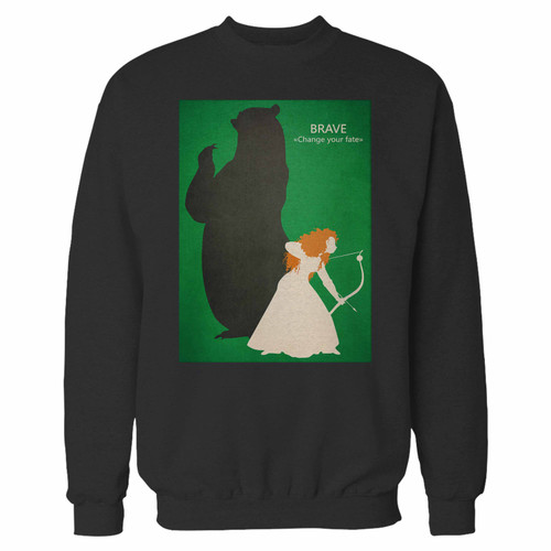 Your brave disney movie crewneck sweatshirt just got an update. This super comfortable and lighter weight crewneck will become your favorite go-to sweatshirt. The cozy spandex cuffs and waistband make this pill-resistant sweatshirt a fan favorite.And your group will look and feel their best in this premium ringspun cotton crew.