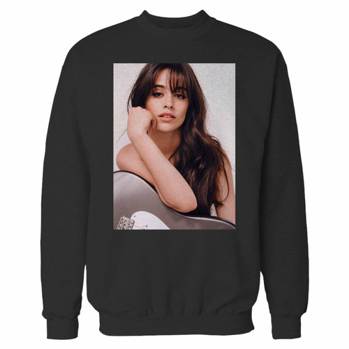 Your camila cabello sexy guitar crewneck sweatshirt just got an update. This super comfortable and lighter weight crewneck will become your favorite go-to sweatshirt. The cozy spandex cuffs and waistband make this pill-resistant sweatshirt a fan favorite.And your group will look and feel their best in this premium ringspun cotton crew.