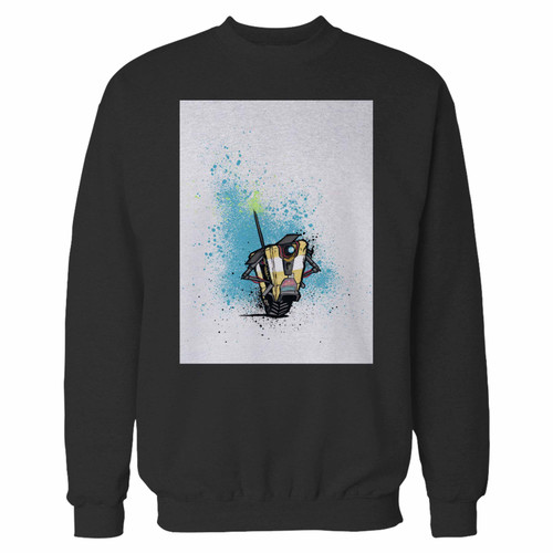 Your claptrap borderlands video game crewneck sweatshirt just got an update. This super comfortable and lighter weight crewneck will become your favorite go-to sweatshirt. The cozy spandex cuffs and waistband make this pill-resistant sweatshirt a fan favorite.And your group will look and feel their best in this premium ringspun cotton crew.