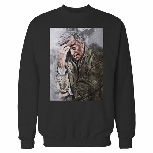 Your columbo peter falk crewneck sweatshirt just got an update. This super comfortable and lighter weight crewneck will become your favorite go-to sweatshirt. The cozy spandex cuffs and waistband make this pill-resistant sweatshirt a fan favorite.And your group will look and feel their best in this premium ringspun cotton crew.