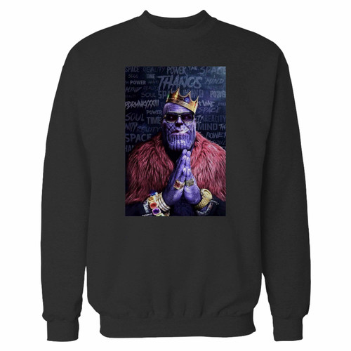 Your comic book villain infinity gangster parody high quality crewneck sweatshirt just got an update. This super comfortable and lighter weight crewneck will become your favorite go-to sweatshirt. The cozy spandex cuffs and waistband make this pill-resistant sweatshirt a fan favorite.And your group will look and feel their best in this premium ringspun cotton crew.