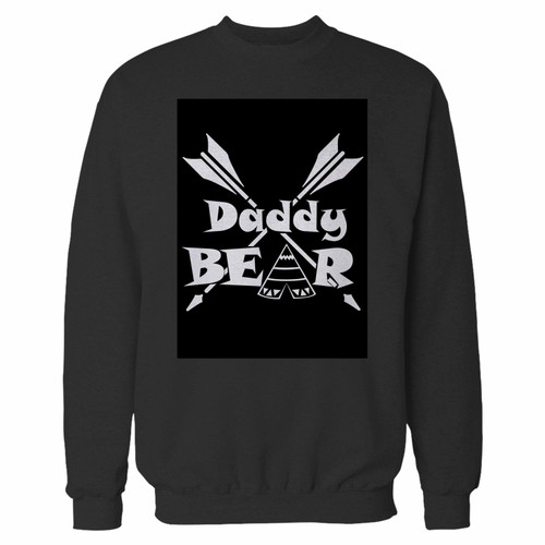 Your daddy bear arrow crewneck sweatshirt just got an update. This super comfortable and lighter weight crewneck will become your favorite go-to sweatshirt. The cozy spandex cuffs and waistband make this pill-resistant sweatshirt a fan favorite.And your group will look and feel their best in this premium ringspun cotton crew.