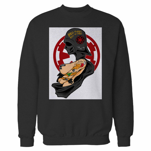 Your darth vader chick crewneck sweatshirt just got an update. This super comfortable and lighter weight crewneck will become your favorite go-to sweatshirt. The cozy spandex cuffs and waistband make this pill-resistant sweatshirt a fan favorite.And your group will look and feel their best in this premium ringspun cotton crew.