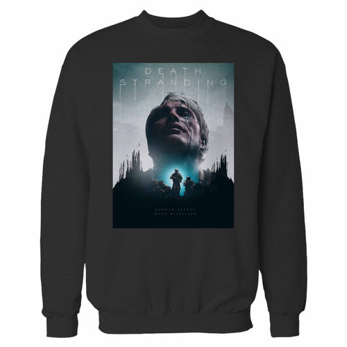 Your death stranding crewneck sweatshirt just got an update. This super comfortable and lighter weight crewneck will become your favorite go-to sweatshirt. The cozy spandex cuffs and waistband make this pill-resistant sweatshirt a fan favorite.And your group will look and feel their best in this premium ringspun cotton crew.