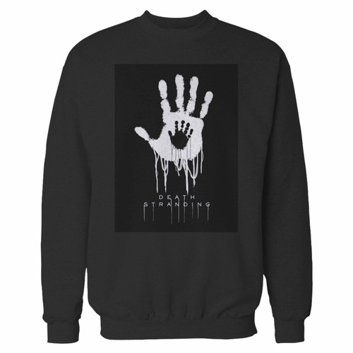 Your death stranding hand v2 crewneck sweatshirt just got an update. This super comfortable and lighter weight crewneck will become your favorite go-to sweatshirt. The cozy spandex cuffs and waistband make this pill-resistant sweatshirt a fan favorite.And your group will look and feel their best in this premium ringspun cotton crew.