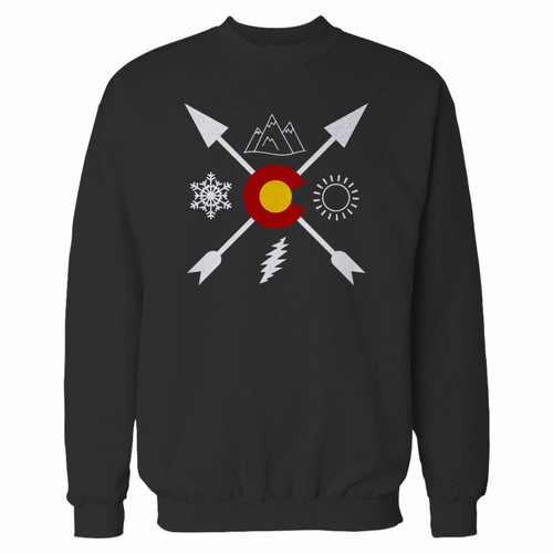 Your denver colorado dead and grateful directional crewneck sweatshirt just got an update. This super comfortable and lighter weight crewneck will become your favorite go-to sweatshirt. The cozy spandex cuffs and waistband make this pill-resistant sweatshirt a fan favorite.And your group will look and feel their best in this premium ringspun cotton crew. Your denver colorado dead and grateful directional crewneck sweatshirt just got an update. This super comfortable and lighter weight crewneck will become your favorite go-to sweatshirt. The cozy spandex cuffs and waistband make this pill-resistant sweatshirt a fan favorite.And your group will look and feel their best in this premium ringspun cotton crew.
