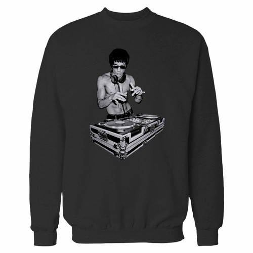 Your dj bruce lee crewneck sweatshirt just got an update. This super comfortable and lighter weight crewneck will become your favorite go-to sweatshirt. The cozy spandex cuffs and waistband make this pill-resistant sweatshirt a fan favorite.And your group will look and feel their best in this premium ringspun cotton crew.