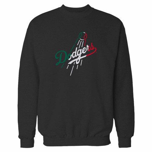 Your dodgers mx flag crewneck sweatshirt just got an update. This super comfortable and lighter weight crewneck will become your favorite go-to sweatshirt. The cozy spandex cuffs and waistband make this pill-resistant sweatshirt a fan favorite.And your group will look and feel their best in this premium ringspun cotton crew.