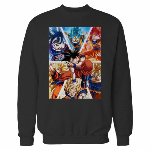 Your dragon ball z super goku crewneck sweatshirt just got an update. This super comfortable and lighter weight crewneck will become your favorite go-to sweatshirt. The cozy spandex cuffs and waistband make this pill-resistant sweatshirt a fan favorite.And your group will look and feel their best in this premium ringspun cotton crew.