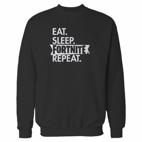 Your eat sleep fortnite repeat crewneck sweatshirt just got an update. This super comfortable and lighter weight crewneck will become your favorite go-to sweatshirt. The cozy spandex cuffs and waistband make this pill-resistant sweatshirt a fan favorite.And your group will look and feel their best in this premium ringspun cotton crew.