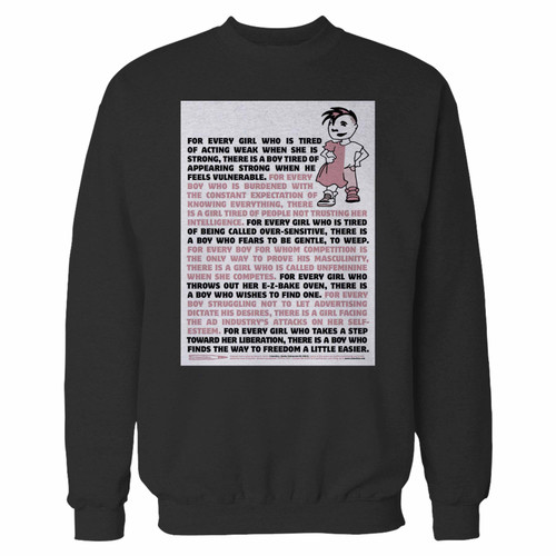 Your every girl every boy gender subversion crewneck sweatshirt just got an update. This super comfortable and lighter weight crewneck will become your favorite go-to sweatshirt. The cozy spandex cuffs and waistband make this pill-resistant sweatshirt a fan favorite.And your group will look and feel their best in this premium ringspun cotton crew.