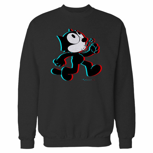 Your felix the cat crewneck sweatshirt just got an update. This super comfortable and lighter weight crewneck will become your favorite go-to sweatshirt. The cozy spandex cuffs and waistband make this pill-resistant sweatshirt a fan favorite.And your group will look and feel their best in this premium ringspun cotton crew.