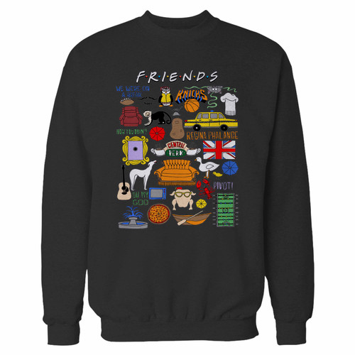 Your friends tv show art crewneck sweatshirt just got an update. This super comfortable and lighter weight crewneck will become your favorite go-to sweatshirt. The cozy spandex cuffs and waistband make this pill-resistant sweatshirt a fan favorite.And your group will look and feel their best in this premium ringspun cotton crew.