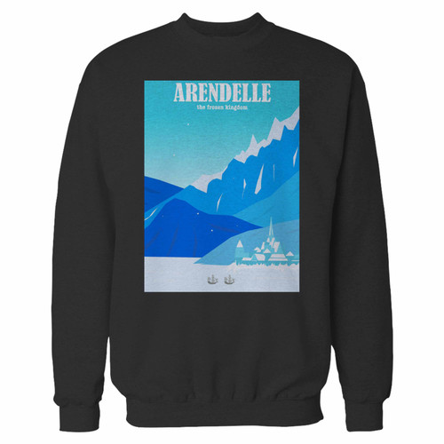 Your frozen arendelle disney crewneck sweatshirt just got an update. This super comfortable and lighter weight crewneck will become your favorite go-to sweatshirt. The cozy spandex cuffs and waistband make this pill-resistant sweatshirt a fan favorite.And your group will look and feel their best in this premium ringspun cotton crew.